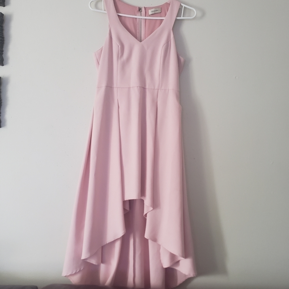 Honey Chelsea High-Low Pink Dress
